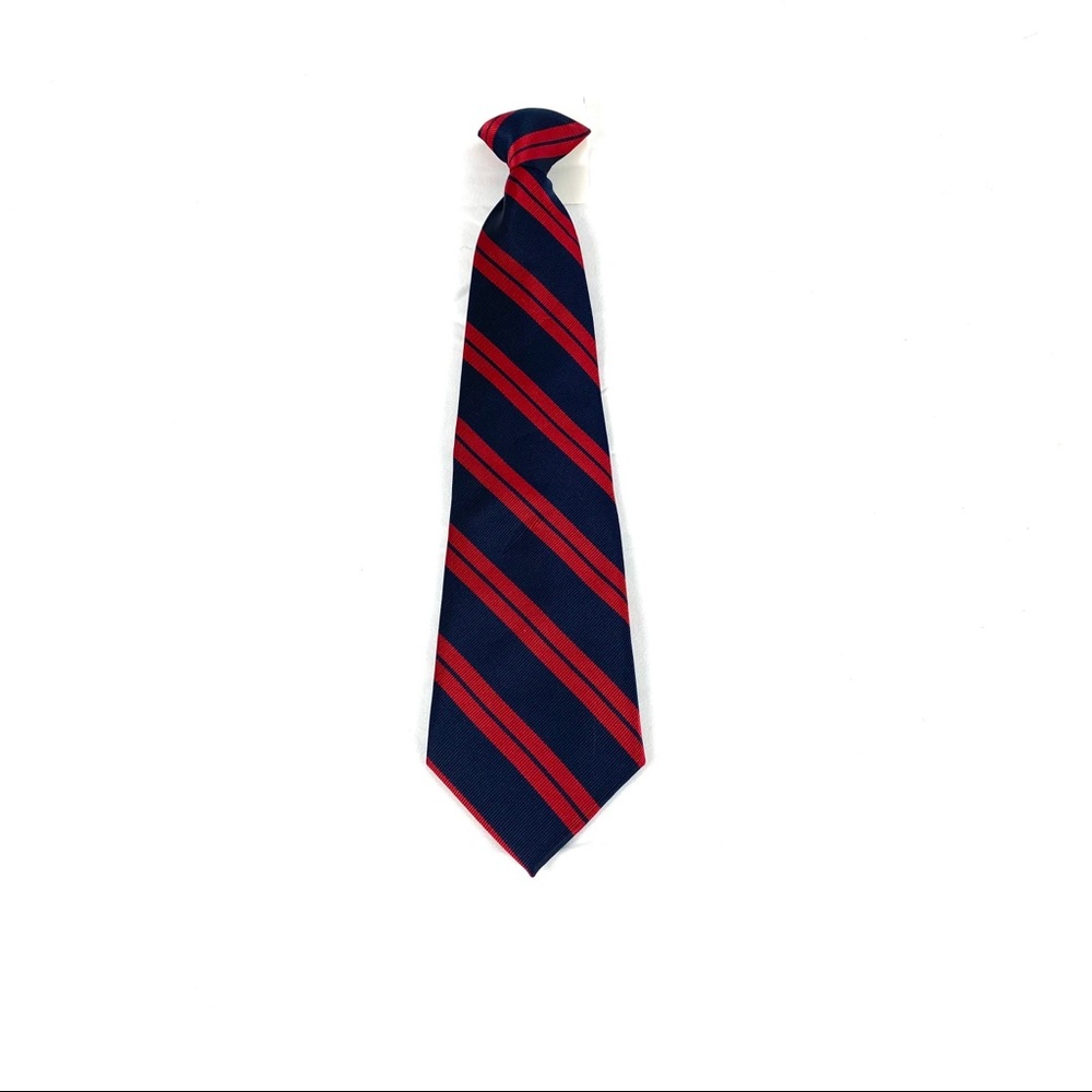 NWT Boy’s Red & Blue Stripe Clip-on Tie
